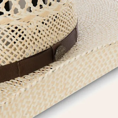 Cavender's Ranch Collection Twisted Weave Vented Straw Cowboy Hat