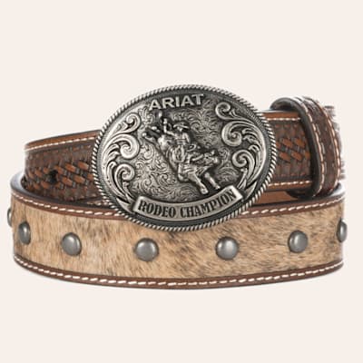 Ariat Boys' Studded Bullrider Western Belt