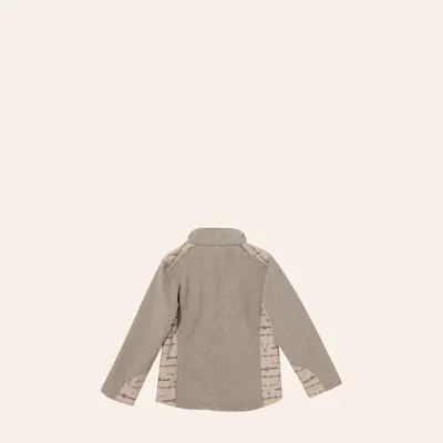 Cowboy Hardware Boys' Khaki Aztec Barbwire Print Softshell Jacket