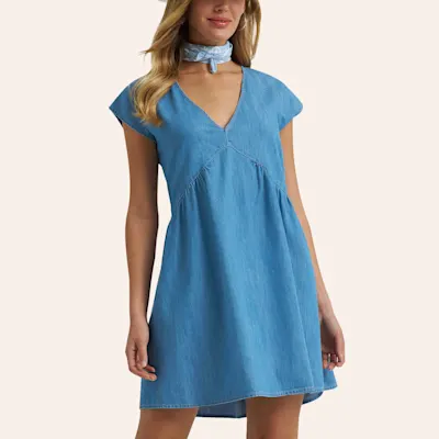 Wrangler Retro Women's Light Wash Swing Denim Dress