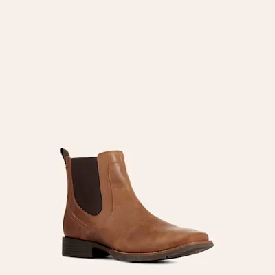 Roper Men's Magnum Brown Wide Square Toe Chelsea Boots