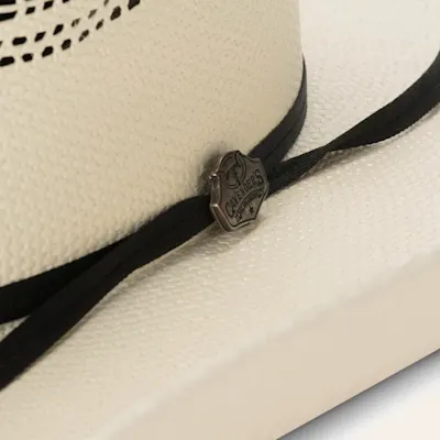 Cavender's Ranch Collection Ivory Bangora Vented Straw Cowboy Hat