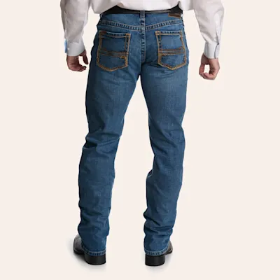 Ariat Men's M2 Jasper Livermore Wash Relaxed Fit Bootcut Jeans