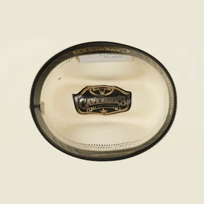 Cavender's Ranch Collection Ivory Bangora Vented Straw Cowboy Hat