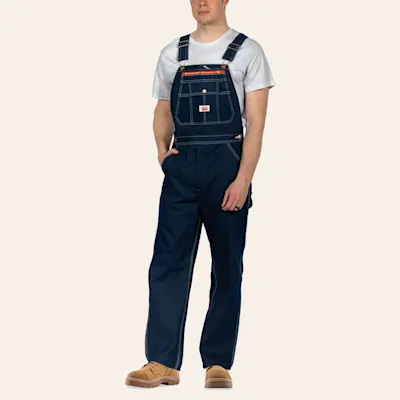 Round House Denim Bib Overalls--Sizes 44-46