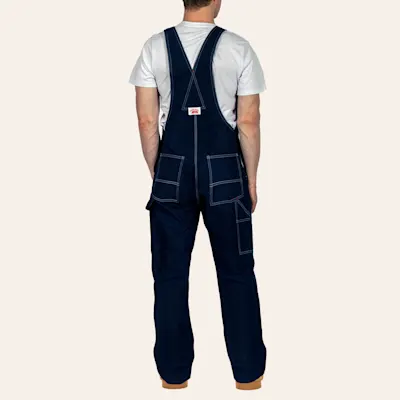 Round House Denim Bib Overalls--Sizes 44-46