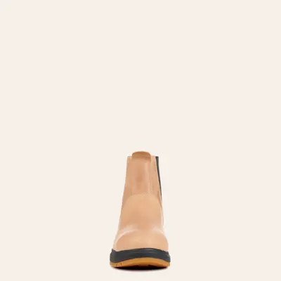 Timberland PRO Women's Birchline Tan Round Composite Toe Chelsea Work Boot