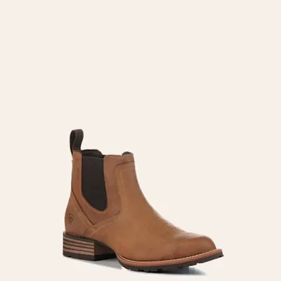 Ariat Men's Hybrid Low Boy Light Brown Round Toe Chelsea Boot
