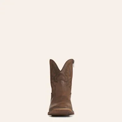 Roper Women's Shayla Brown Western Stitch Wide Square Toe Booties