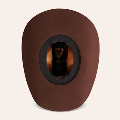 Ariat Kids' Chocolate Cattleman Wool Cowboy Hat