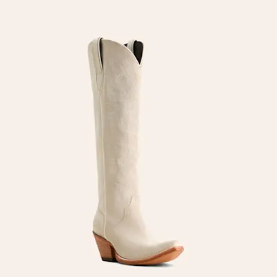 Ariat Women’s Laramie Oyster Suede StretchFit Tall Snip Toe Cowboy Boots
