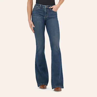 Wrangler Women's Bespoke Raelyn High Rise Flare Jeans