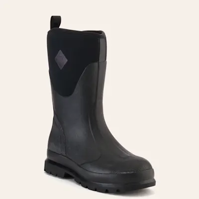 Muck Chore Classic Women's Black Mid Rise Waterproof Round Toe Rubber Boot
