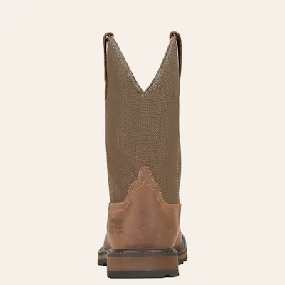 Ariat Men's Groundbreaker Brown Waterproof Square Steel Toe Work Boot