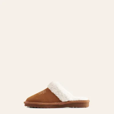 Ariat Women's Jackie Chestnut Suede Slippers