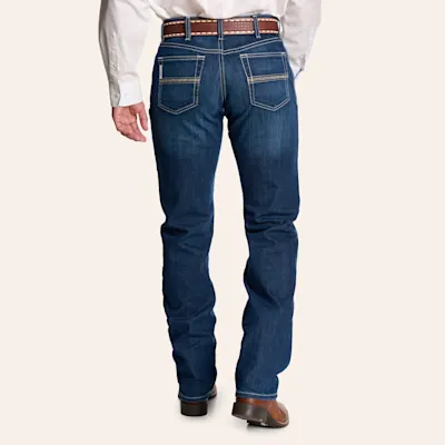 Cinch White Label Men's Medium Wash Bootcut Jeans