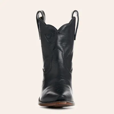 Besita Boots Women's Lucky Black Snip Toe Ankle Boots