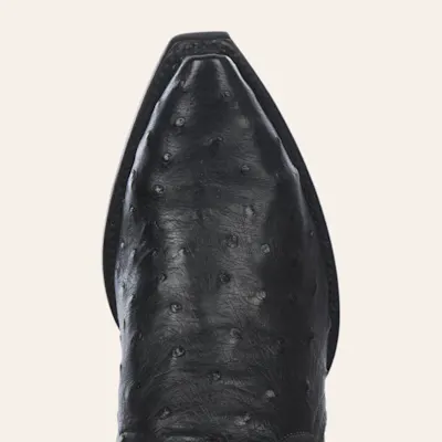 Cavender’s Women’s Full Quill Ostrich Black Exotic Snip Toe Cowboy Boots 4 Cavender’s Women’s Full Quill Ostrich Black Exotic Snip Toe Cowboy Boots