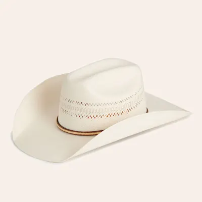 Rafter C ProFlex45 Two-Toned Shantung Cattleman Vented Straw Cowboy Hat