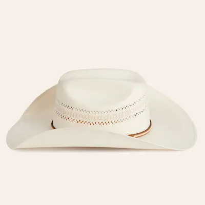 Rafter C ProFlex45 Two-Toned Shantung Cattleman Vented Straw Cowboy Hat