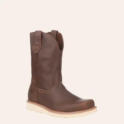 Ariat Men's Rambler Recon Foothill Brown Square Toe Wedge Outsole Cowboy Boots