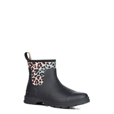 Ariat Women's Kelmarsh Leopard Print Round Toe Shortie Rubber Boot