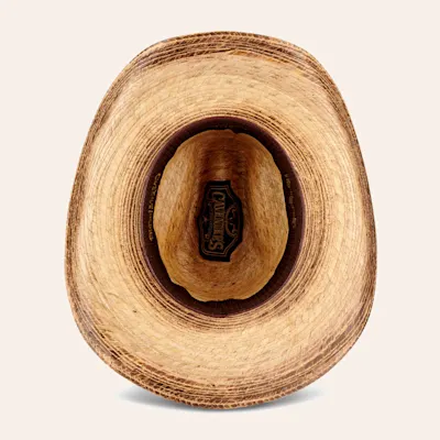 Cavender's Collection Toasted Cattleman Crown Duke Palm Leaf Cowboy Hat