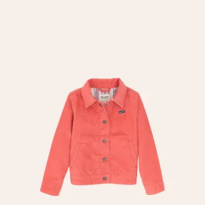 Wrangler Girls' Coral Corduroy Snap Jacket