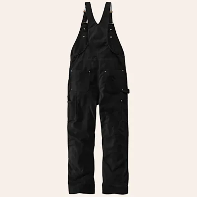 Carhartt Men's Black Insulated Overalls 3 Carhartt Men's Black Insulated Overalls