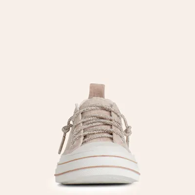 Very G Women's Aman Nude Velvet Sneakers
