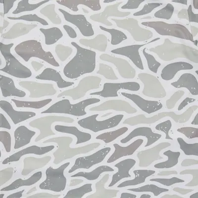 Burlebo Toddler Boys' White Camo Print Performance Hoodie