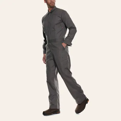 Lapco FR Gray 7 oz. Coveralls
