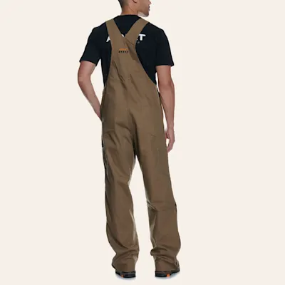 Ariat Men's Rebar Khaki Duracanvas Unlined Bib Work Overalls - Big & Tall Sizes