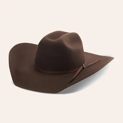 Cavender's 2X Ranch Collection Dark Brown Wool Felt Cowboy Hat