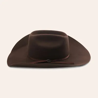 Cavender's 2X Ranch Collection Dark Brown Wool Felt Cowboy Hat
