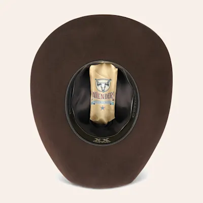 Cavender's 2X Ranch Collection Dark Brown Wool Felt Cowboy Hat