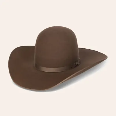 Cavender's 6X Walnut Open Crown Felt Cowboy Hat