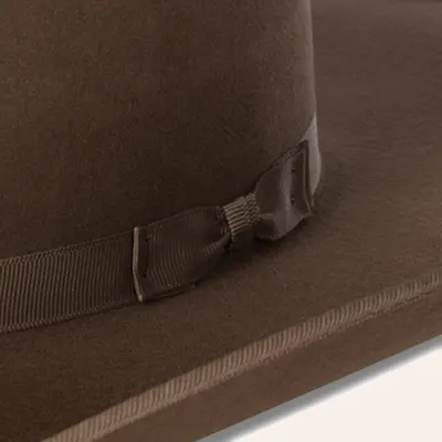 Cavender's 6X Walnut Open Crown Felt Cowboy Hat