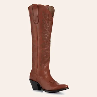 Ariat Women's Helena Aged Peanut J Toe Tall Fashion Cowboy Boots