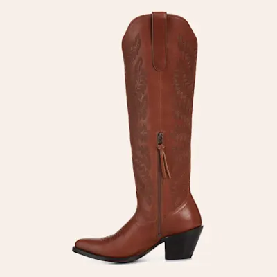 Ariat Women's Helena Aged Peanut J Toe Tall Fashion Cowboy Boots