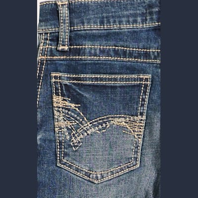 Wrangler 20X Boys' Midland Medium Wash Slim Fit Stretch Vintage Boot Cut Jean (1T-7) 4 Wrangler 20X Boys' Midland Medium Wash Slim Fit Stretch Vintage Boot Cut Jean (1T-7)