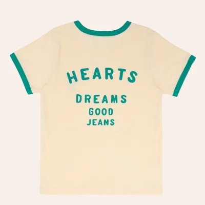 Wrangler X Lainey Wilson Girls' Cream & Green Good Jeans Graphic T-Shirt