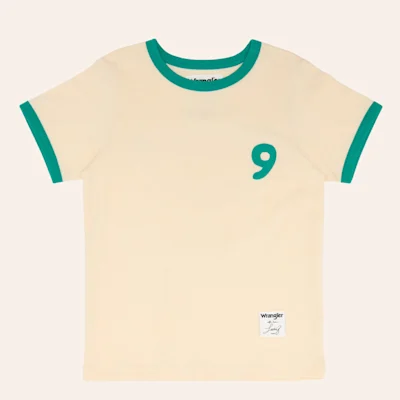 Wrangler X Lainey Wilson Girls' Cream & Green Good Jeans Graphic T-Shirt
