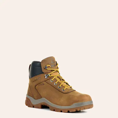 Wolverine Men's Butterscotch & Black Lace Up Leather Work Boots