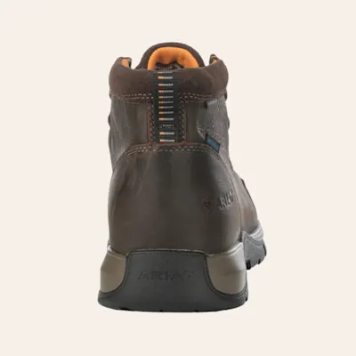 Ariat Men's Edge LTE Dark Brown Waterproof Bantamweight Moc Round Composite Toe Lace Up Work Boot