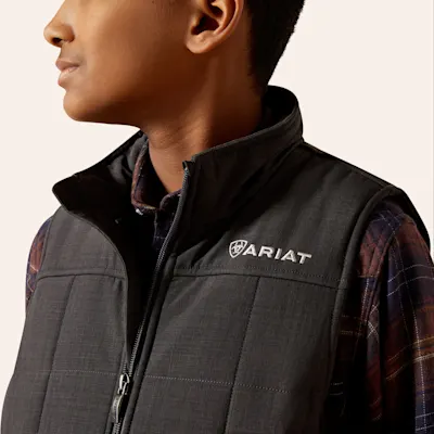 Ariat Boys' Crius Phantom Heather Insulated Vest