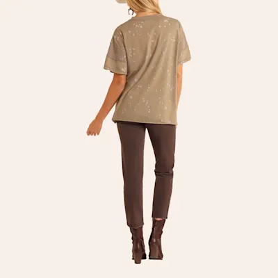 Rock & Roll Denim Women's Midnight Rodeo Graphic T-Shirt - Plus Sizes