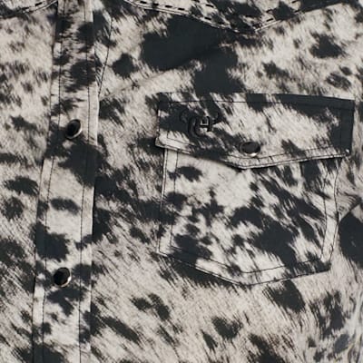 Cowgirl Hardware Women's Cowhide Print Western Shirt