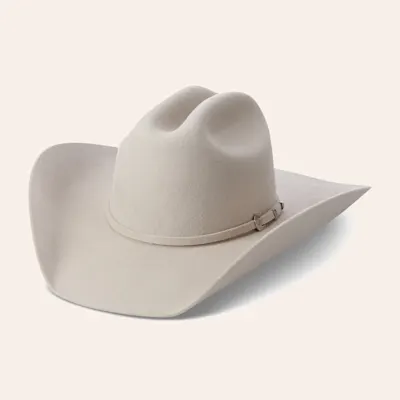 Twister Kids' Silver Belly Cattleman's Crown Wool Cowboy Hat
