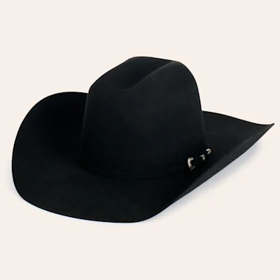 Cavender's Cowboy Collection Black 6X Felt Cowboy Hat